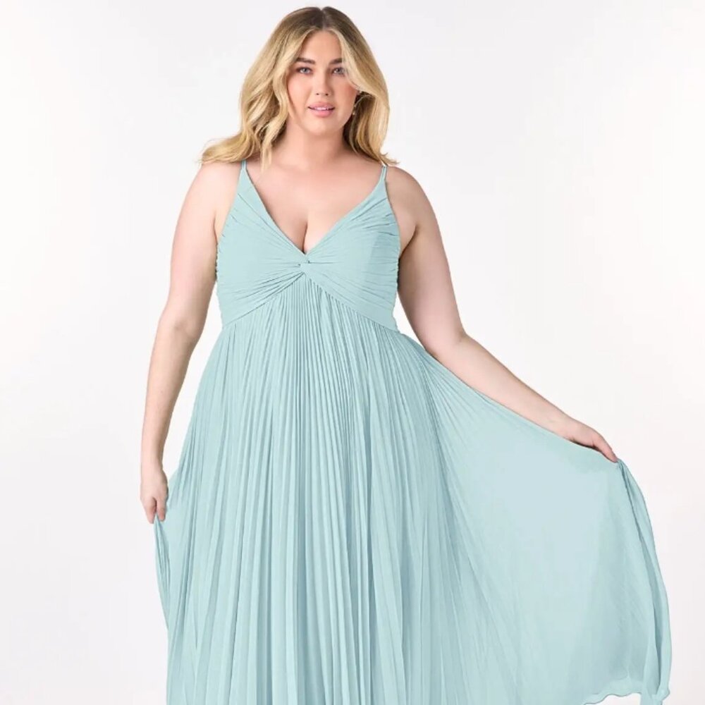 Dress ( Formal / Wedding / Cocktail / Gala / Gown ) ICE BLUE